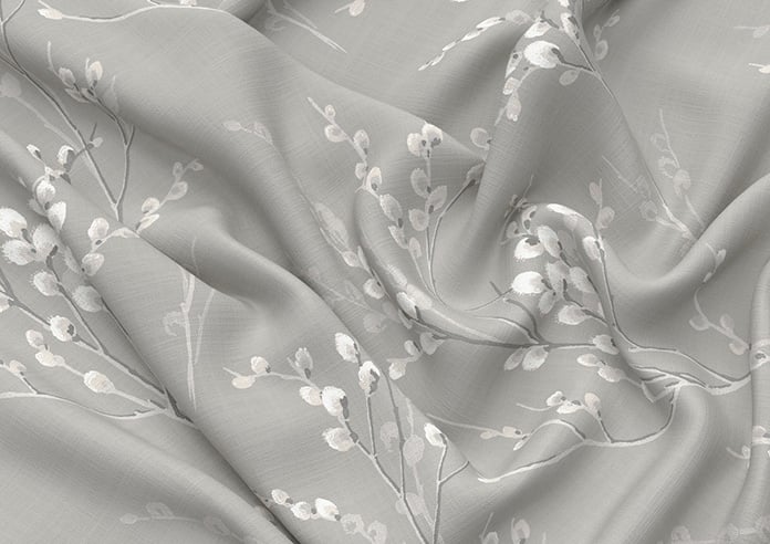 Laura Ashley Pussy Willow, Steel - Twist&Fit Roman Blind - Image 4